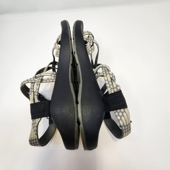 Chaco Womens ZX 2 Yampa Gray White Toe Loop Outdoor Sandals Size 8 Hiking Straps - Picture 10 of 11